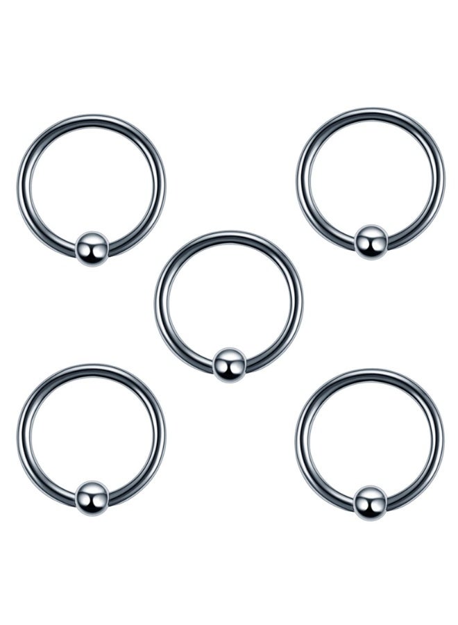 FLOVAZO 60 Pieces Hypoallergenic Body Piercing Jewelry Set - Surgical Steel Ear, Nose, Lip, Eyebrow, Navel & Tongue Piercings - Safe & Stylish Complete Kit for Daily Wear and Gift - Image 4